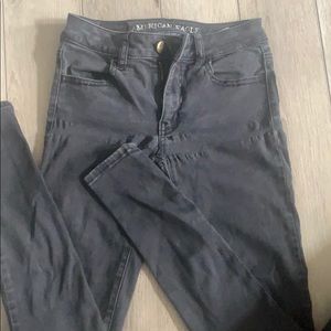 black american eagle jeans